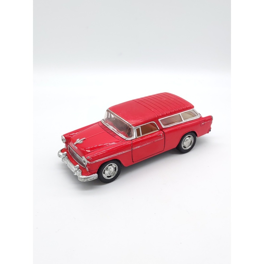 1955 Chevrolet Nomad Wagon Red 1/40 Kinsmart KT5331 Diecast Toy Pull Back Action